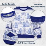 Custom Cat Breeds Christmas Tree - Toile De Jouy - Personalized Ugly Sweater - Image 4