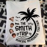 Family Vacation - Personalized Photo Matching Shirt And Baby Onesie - Image 3