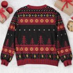 Funny Ugly Sweater For Xmas Party - Humorous F-Caw-F - Personalized Ugly Sweater - Image 5