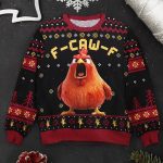 Funny Ugly Sweater For Xmas Party - Humorous F-Caw-F - Personalized Ugly Sweater - Image 6