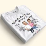 Hubby & Wifey - Personalized Photo Matching Shirt - Image 5