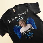 In Loving Memory Of - Personalized PhotoOne Size Shirt - Image 4