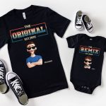 The Original The Remix - Personalized Matching Shirt And Baby Bodysuit