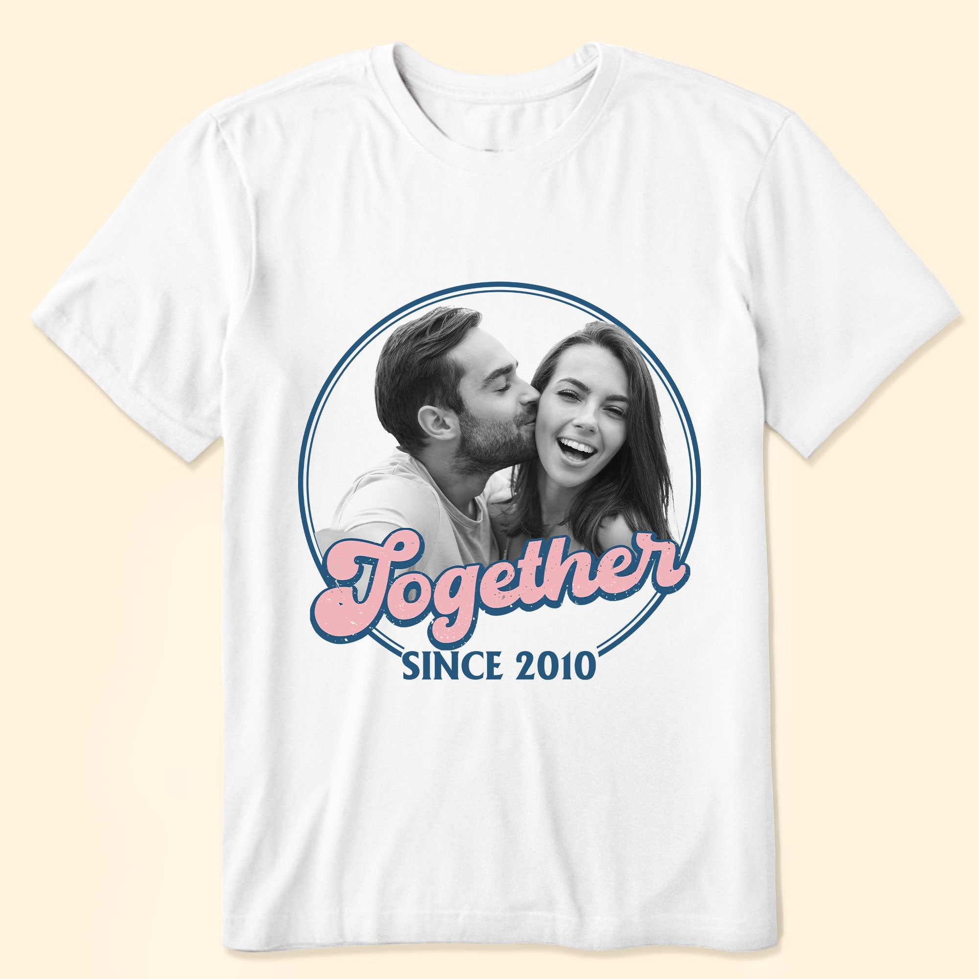 Together-Since-Personalized-Photo-Matching-Shirt_1.jpg Together Since - Personalized Photo Matching Shirt - Image 1