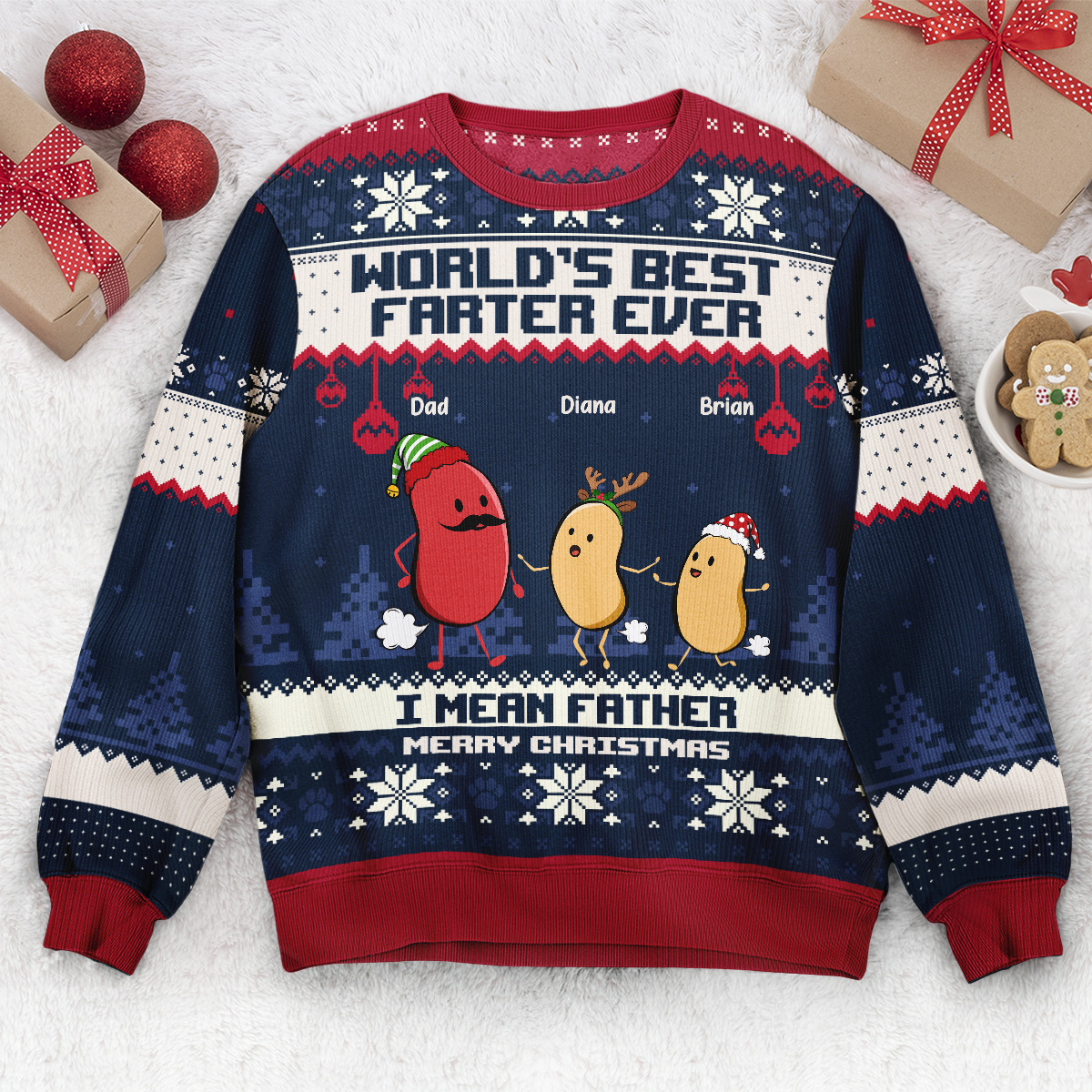 World_S-Best-Farter-Ever-I-Mean-Father-Christmas-Ver-Personalized-Ugly-Sweater_1.png World's Best Farter Ever I Mean Father Christmas Ver - Personalized Ugly Sweater - Image 1