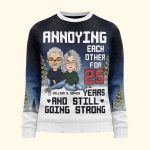 Annoying Each Other - Personalized Ugly Sweater - Image 3