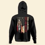 Best Dog Dad Ever - Personalized Back Printed Shirt - Image 3