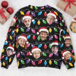 Custom Face Christmas Family Silly Xmas Leds - Personalized Photo Ugly Sweater - Image 7