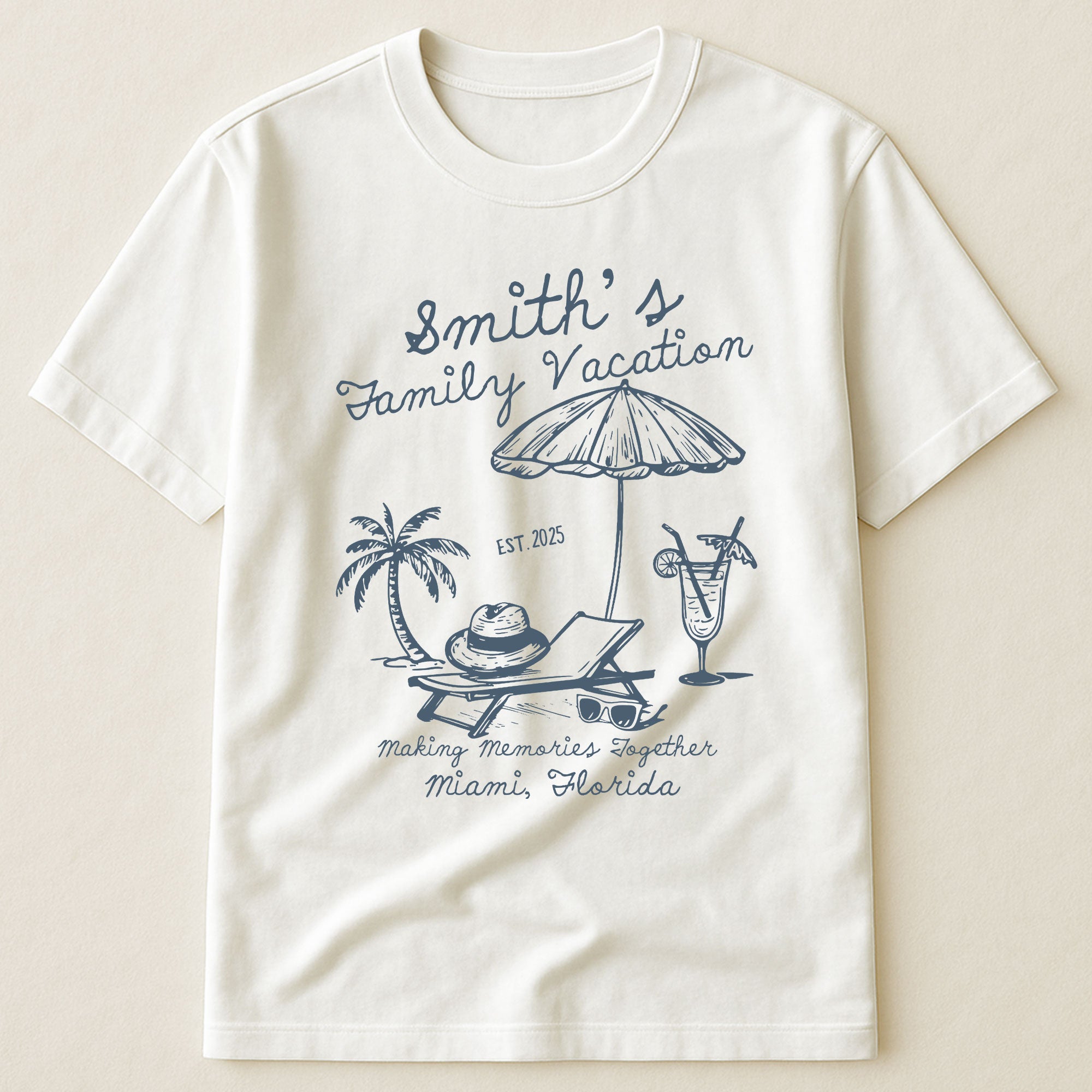 Family-Trip-Friends-Vacation-Matching-Shirts-Summer-Personalized-Shirt_1.jpg Family Trip Friends Vacation Matching Shirts Summer - Personalized Shirt - Image 1