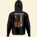 Father & Son #Unbreakablebond - Personalized Back Printed Shirt - Image 3