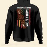 Father & Son #Unbreakablebond - Personalized Back Printed Shirt - Image 5