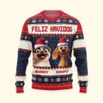 Feliz Navidog - Personalized Ugly Sweater - Image 4
