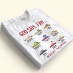 God Says I Am (Car Ver.) - Personalized Shirt - Image 2
