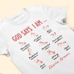 God Says I Am (Unicorn Ver.) - Personalized Shirt - Image 3