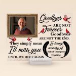 Goodbyes Are Not Forever - Personalized Acrylic Photo Plaque - Image 7