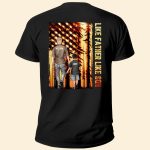 Like Father Like Son - Personalized Back Printed Shirt - Image 2