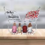 Mother & Son Forever Linked Together - Personalized Custom Shaped Acrylic Plaque - Image 3