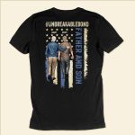 New Version Unbreakable Bond - Father & Son - Personalized Back Printed Shirt - Image 6