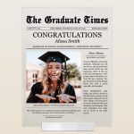 Newspaper Graduation Celebration - Personalized Acrylic Photo Plaque - Image 6