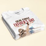 Our First Father's Day Together - Personalized Matching Family Shirts - Image 3