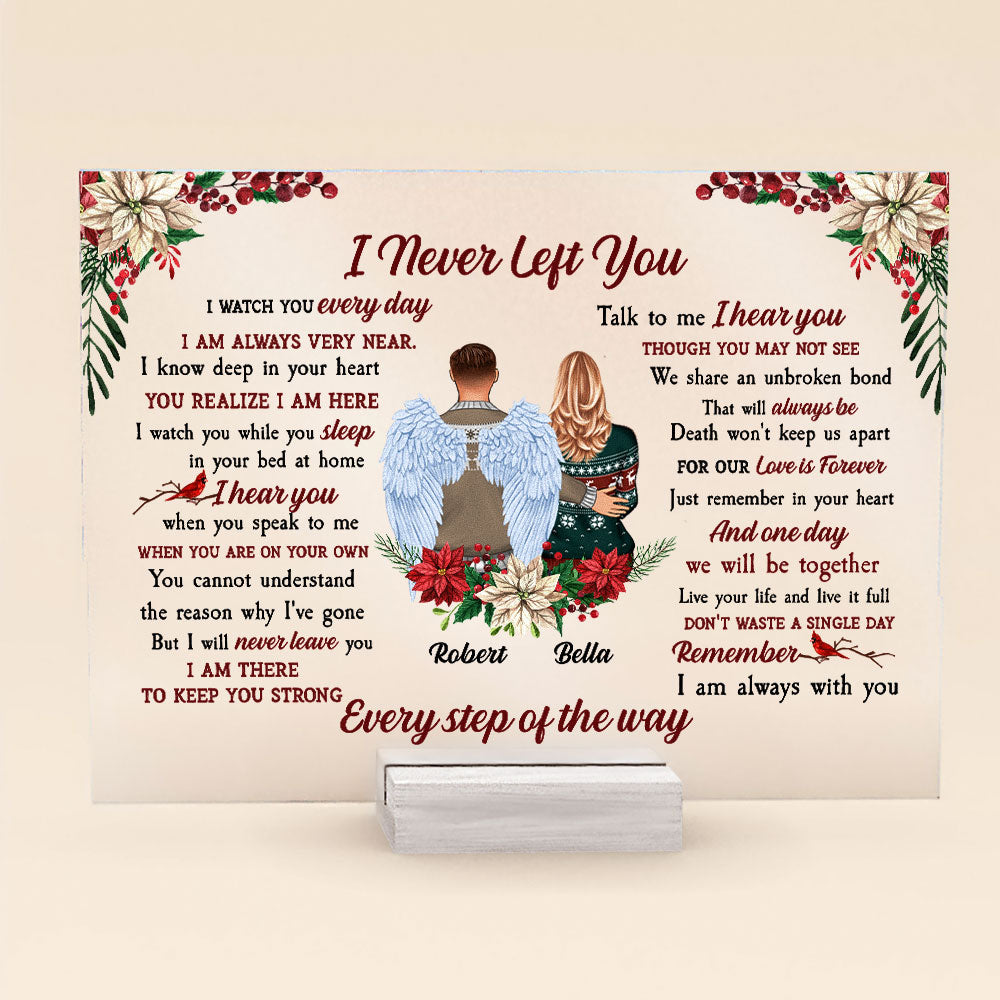 Remember-I-Am-Always-With-You-Personalized-Acrylic-Plaque-Christmas-Memorial-Gift-For-Family-Members-Memory-Loving-Dad-Mom-Grandparents_4.jpg Remember I Am Always With You - Personalized Acrylic Plaque - Christmas, Memorial Gift For Family Members, Memory Loving, Dad, Mom, Grandparents - Image 1