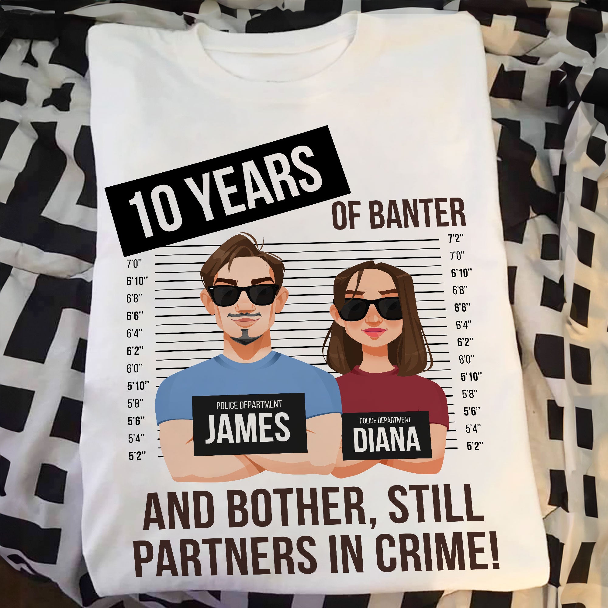 Travel-Partners-For-Life-Personalized-Couple-Matching-Shirts_1.jpg Travel Partners For Life - Personalized Couple Matching Shirts - Image 1