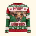 Upload Big Pet Faces Funny Christmas Ugly For Dog, Cat Lovers - Personalized Photo Ugly Sweater - Image 5