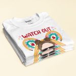 Watch Out Kindergarten Here I Come - Personalized Shirt - Back To School, First Day Of School, Funny Gift For Sons, Daughters, Nieces, Nephews, Grandkids - Image 4
