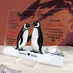You Are My Penguin - Personalized Acrylic Plaque - Image 4
