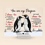 You Are My Penguin - Personalized Acrylic Plaque - Image 5