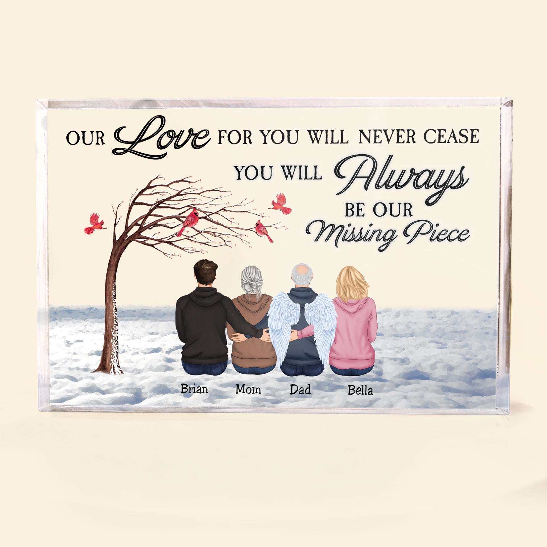 You-Will-Always-Be-Our-Missing-Piece-Personalized-Rectangle-Acrylic-Plaque_3.jpg You Will Always Be Our Missing Piece - Personalized Rectangle Acrylic Plaque - Image 1