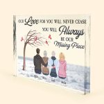 You Will Always Be Our Missing Piece - Personalized Rectangle Acrylic Plaque - Image 4